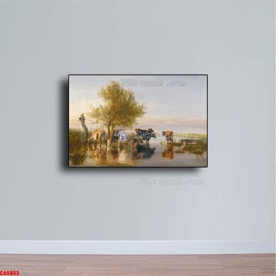File ảnh gốc Tranh sơn dầu phong cảnh châu âu CA5933 không vỡ nét