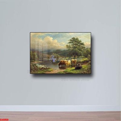 Tải file gốc Tranh sơn dầu phong cảnh châu âu CA5950 (để in lụa)