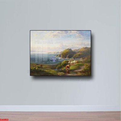 File tranh gốc Tranh sơn dầu phong cảnh châu âu CA5953 (bản quyền) độc đáo