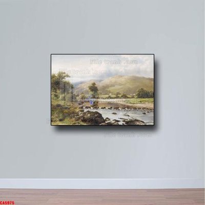 File ảnh Tranh sơn dầu phong cảnh châu âu CA5975 (gốc) in PP, decal