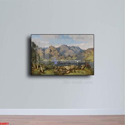 Tệp tin gốc Tranh sơn dầu phong cảnh châu âu CA5977 (dùng cho in) Tranh sơn dầu phong cảnh châu âu CA5977