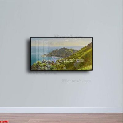 File PSD Tranh sơn dầu phong cảnh châu âu CA5997 (gốc) cho in quảng cáo