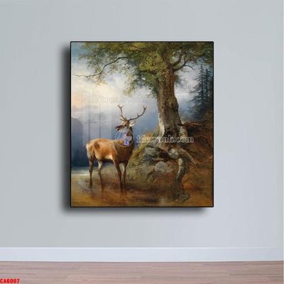 File in trần Tranh sơn dầu phong cảnh châu âu CA6007 (bản gốc) đại dương