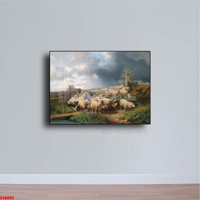 Chi tiết file gốc Tranh sơn dầu phong cảnh châu âu CA6025 (cho in tráng gương)