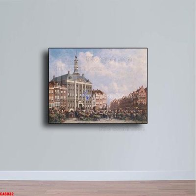 File tranh Tranh sơn dầu phong cảnh châu âu CA6032 (ảnh gốc) độ nét vượt trội