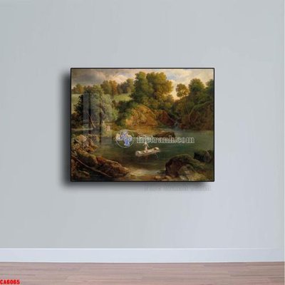 Download file gốc Tranh sơn dầu phong cảnh châu âu CA6065 (in mica) logo