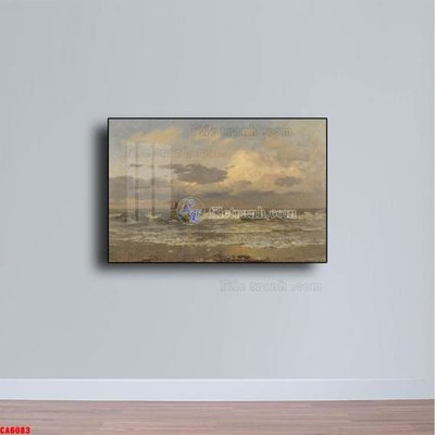 File ảnh Tranh sơn dầu phong cảnh châu âu CA6083 (gốc) trang trí khách sạn