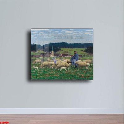 File tranh Tranh sơn dầu phong cảnh châu âu CA6090 (file gốc) chuẩn màu in