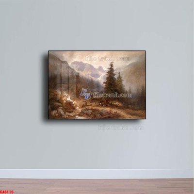 Tệp tin gốc Tranh sơn dầu phong cảnh châu âu CA6115 (chất lượng) Tranh sơn dầu phong cảnh châu âu CA6115