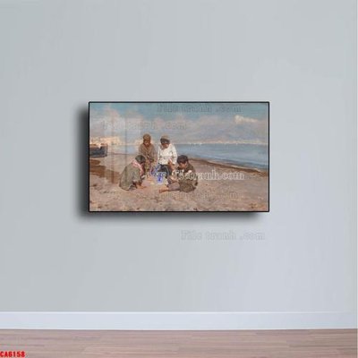 Tải file gốc Tranh sơn dầu phong cảnh châu âu CA6158 (để in lụa)