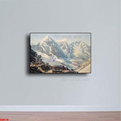 Tệp tin gốc Tranh sơn dầu phong cảnh châu âu CA6178 (dùng cho in ấn) chuyên nghiệp