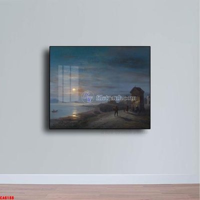 Ảnh gốc Tranh sơn dầu phong cảnh châu âu CA6188 (siêu chi tiết) để in ấn