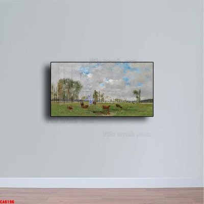 File gốc Tranh sơn dầu phong cảnh châu âu CA6196 (PNG) chất lượng cao