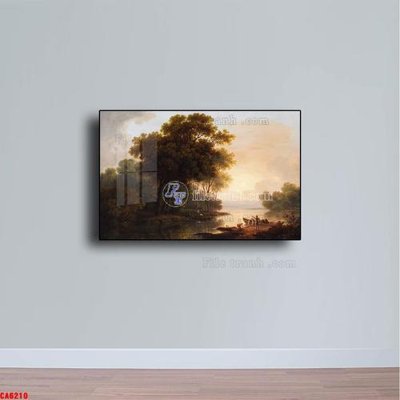 File tranh Tranh sơn dầu phong cảnh châu âu CA6210 (ảnh gốc) không bị mờ