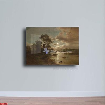 File in trần Tranh sơn dầu phong cảnh châu âu CA6212 (file gốc) chủ đề vũ trụ