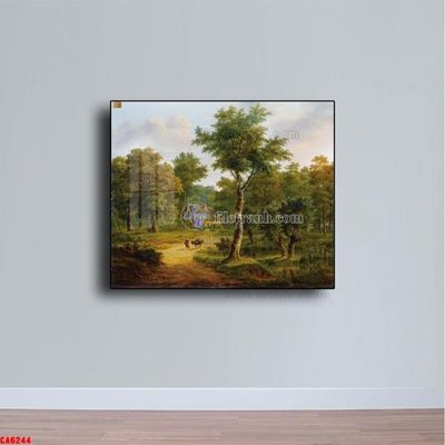 File PSD Tranh sơn dầu phong cảnh châu âu CA6244 (bản gốc) chất lượng nhất