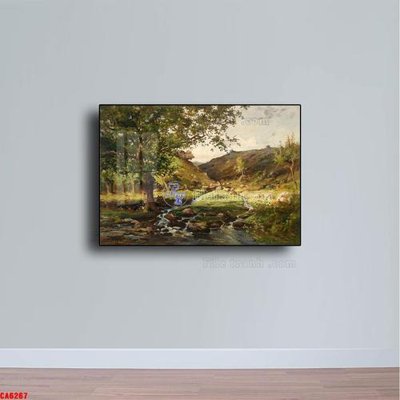 Tải file Tranh sơn dầu phong cảnh châu âu CA6267 (PSD) cho in ấn quảng cáo