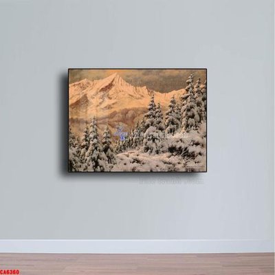 File in lụa Tranh sơn dầu phong cảnh châu âu CA6360 (chất lượng cao) Tranh sơn dầu phong cảnh châu âu CA6360