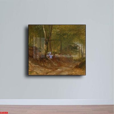 Tải file Tranh sơn dầu phong cảnh châu âu CA6368 (gốc) làm file in ấn