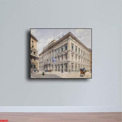 Cung cấp file tranh gốc Tranh sơn dầu phong cảnh châu âu CA6431 độc quyền