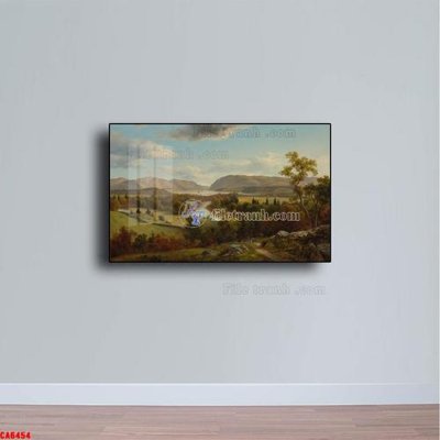 File tranh Tranh sơn dầu phong cảnh châu âu CA6454 (gốc) chủ đề thiên nhiên
