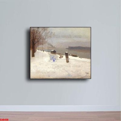 Tải file gốc Tranh sơn dầu phong cảnh châu âu CA6456 (để in lụa)