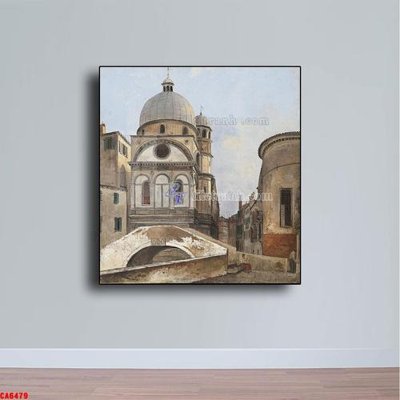 File in trần Tranh sơn dầu phong cảnh châu âu CA6479 (bản gốc) đại dương