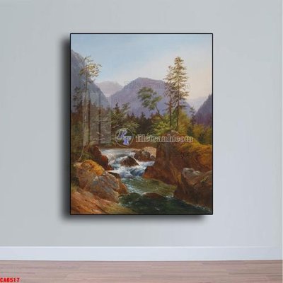 Download file gốc Tranh sơn dầu phong cảnh châu âu CA6517 (in mica) logo
