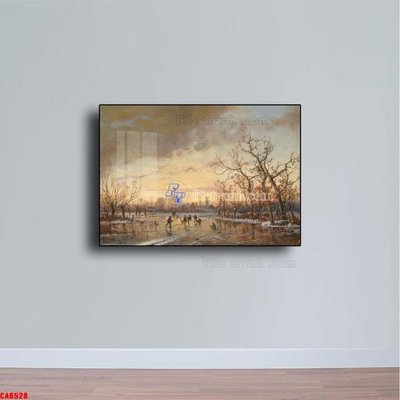 File ảnh gốc Tranh sơn dầu phong cảnh châu âu CA6528 không vỡ nét