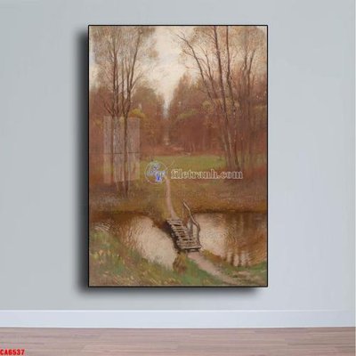Download file gốc Tranh sơn dầu phong cảnh châu âu CA6537 (dùng cho in ấn)