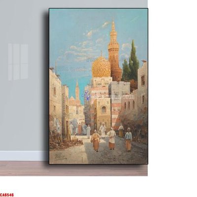 Tải file Tranh sơn dầu phong cảnh châu âu CA6546 (PSD) cho in tranh 3D