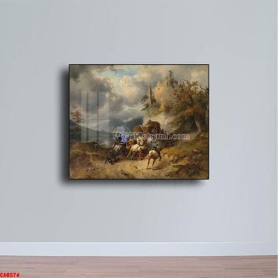 File tranh Tranh sơn dầu phong cảnh châu âu CA6574 (ảnh gốc) sắc nét hoàn hảo