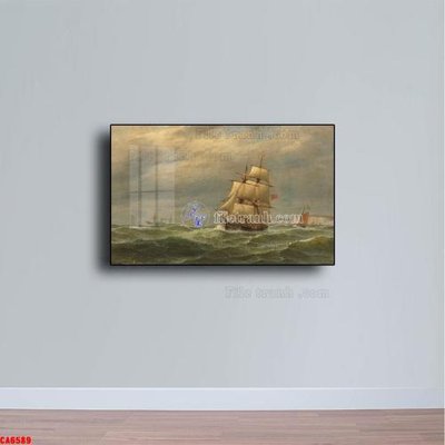 File gốc Tranh sơn dầu phong cảnh châu âu CA6589 (in mica) cắt laser