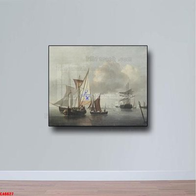 File gốc Tranh sơn dầu phong cảnh châu âu CA6627 (vector) cho in ấn