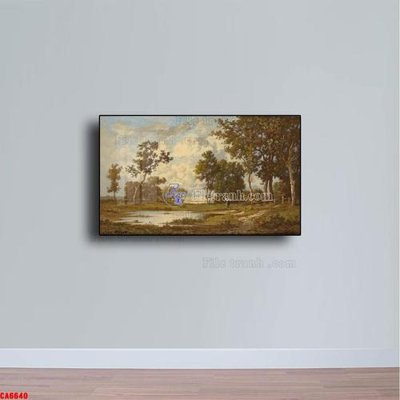 File gốc Tranh sơn dầu phong cảnh châu âu CA6640 (phong cách) châu Âu