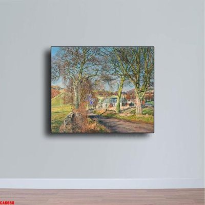 Tải file gốc Tranh sơn dầu phong cảnh châu âu CA6658 dùng cho in ấn
