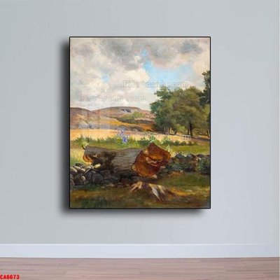 File gốc Tranh sơn dầu phong cảnh châu âu CA6673 (in lụa) họa tiết 3D