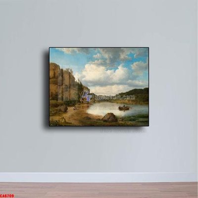 File gốc Tranh sơn dầu phong cảnh châu âu CA6709 (cho in ấn) độc quyền