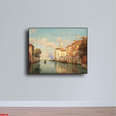 File gốc Tranh sơn dầu phong cảnh châu âu CA6718 (PNG) chất lượng cao
