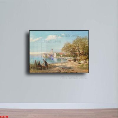 File gốc Tranh sơn dầu phong cảnh châu âu CA6726 (chuẩn CMYK) cho nhà in