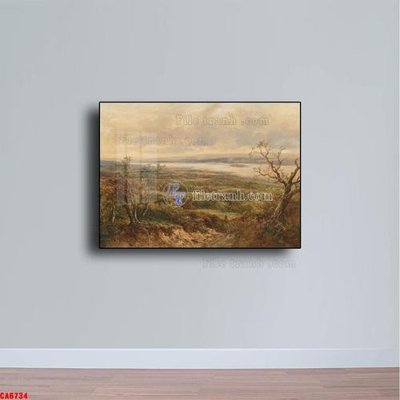 File gốc Tranh sơn dầu phong cảnh châu âu CA6734 (in 3D) nghệ thuật