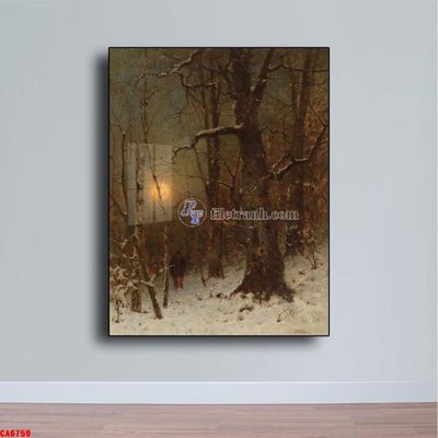 File tranh Tranh sơn dầu phong cảnh châu âu CA6759 (gốc) in film