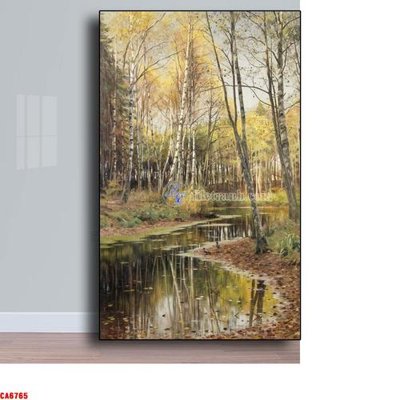 File gốc Tranh sơn dầu phong cảnh châu âu CA6765 (bản quyền) cho in ấn