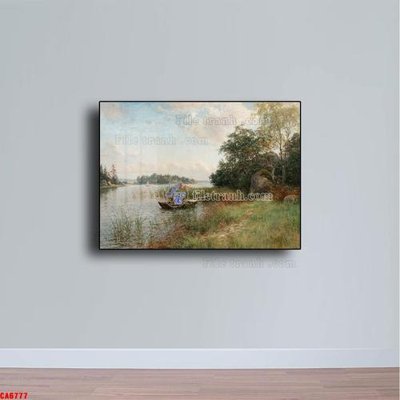 File tranh Tranh sơn dầu phong cảnh châu âu CA6777 (ảnh gốc) không bị mờ