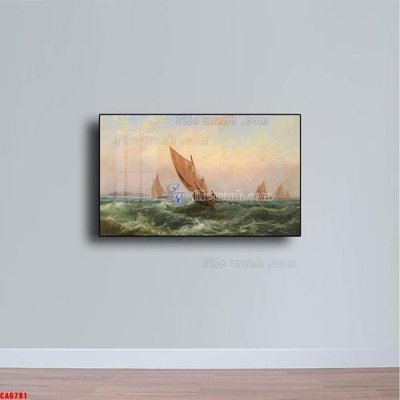 Tải file Tranh sơn dầu phong cảnh châu âu CA6781 (gốc) làm tranh trang trí