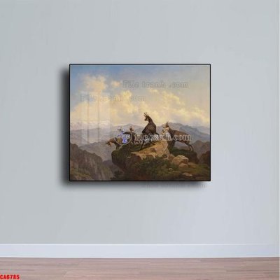 File PSD Tranh sơn dầu phong cảnh châu âu CA6785 (bản gốc) độ phân giải cao