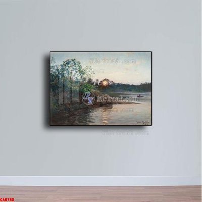 Tải file Tranh sơn dầu phong cảnh châu âu CA6788 (gốc) làm file in ấn