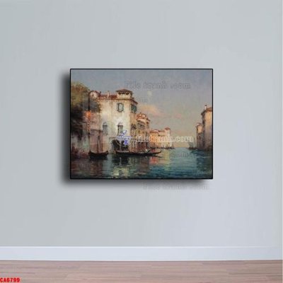 Tải file Tranh sơn dầu phong cảnh châu âu CA6799 (gốc) in trên mọi chất liệu