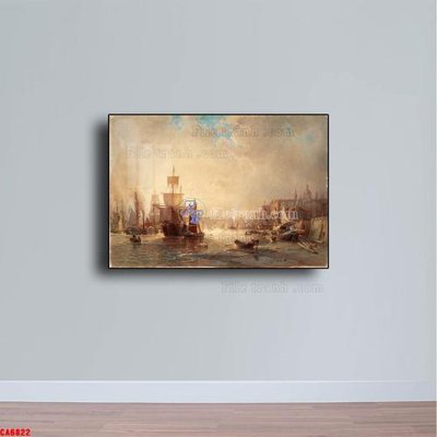 File gốc Tranh sơn dầu phong cảnh châu âu CA6822 (in 3D) cho trang trí