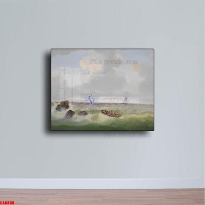 File gốc Tranh sơn dầu phong cảnh châu âu CA6898 (trang trí) phòng trẻ em
